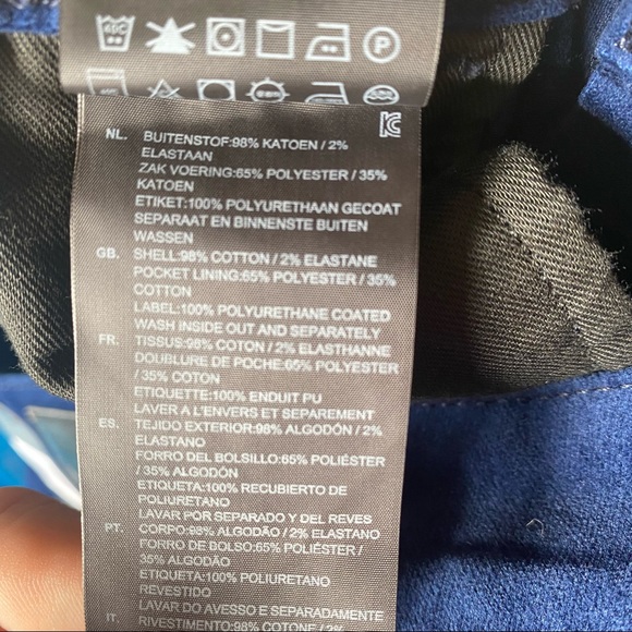 NWT G-Star Raw Denim Jeans High Rise Skinny 3301 Deconstructed Dark Pacific 29 - Picture 13 of 13